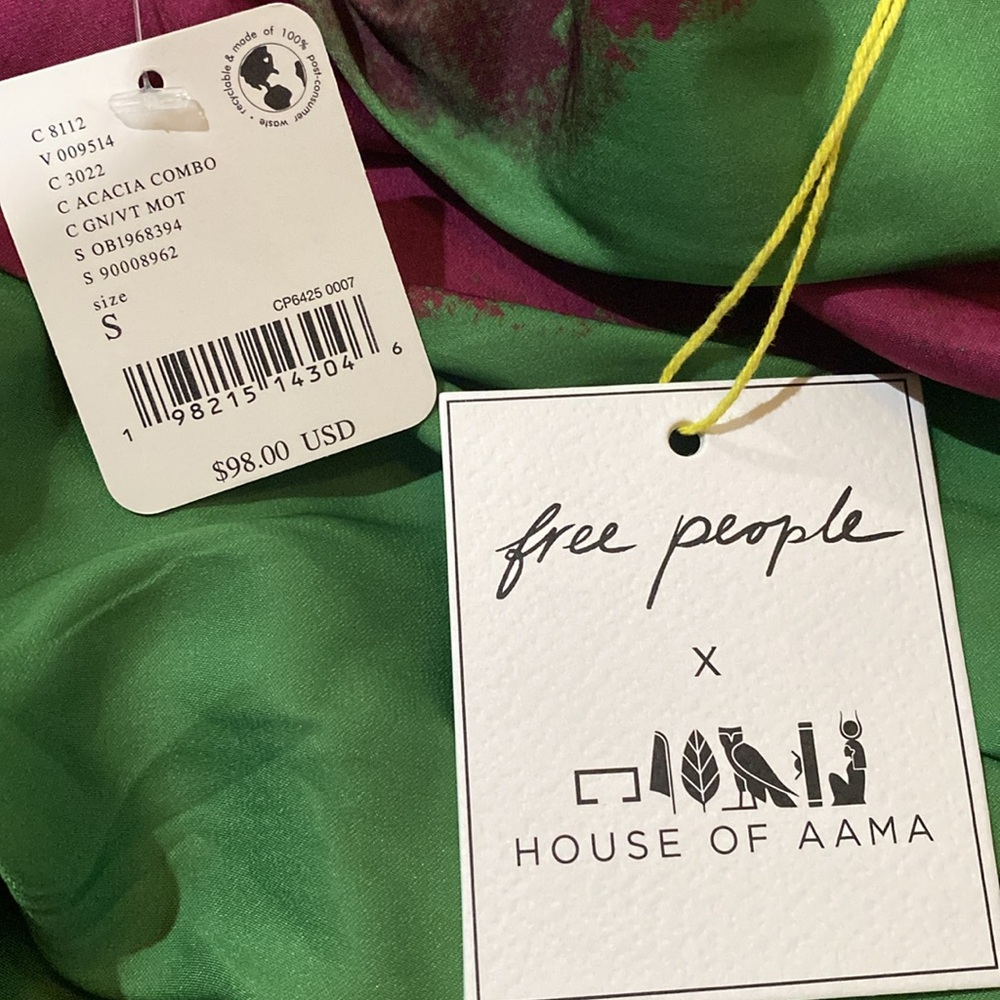 NWT Free People X House of Aama Top - Picture 7 of 11